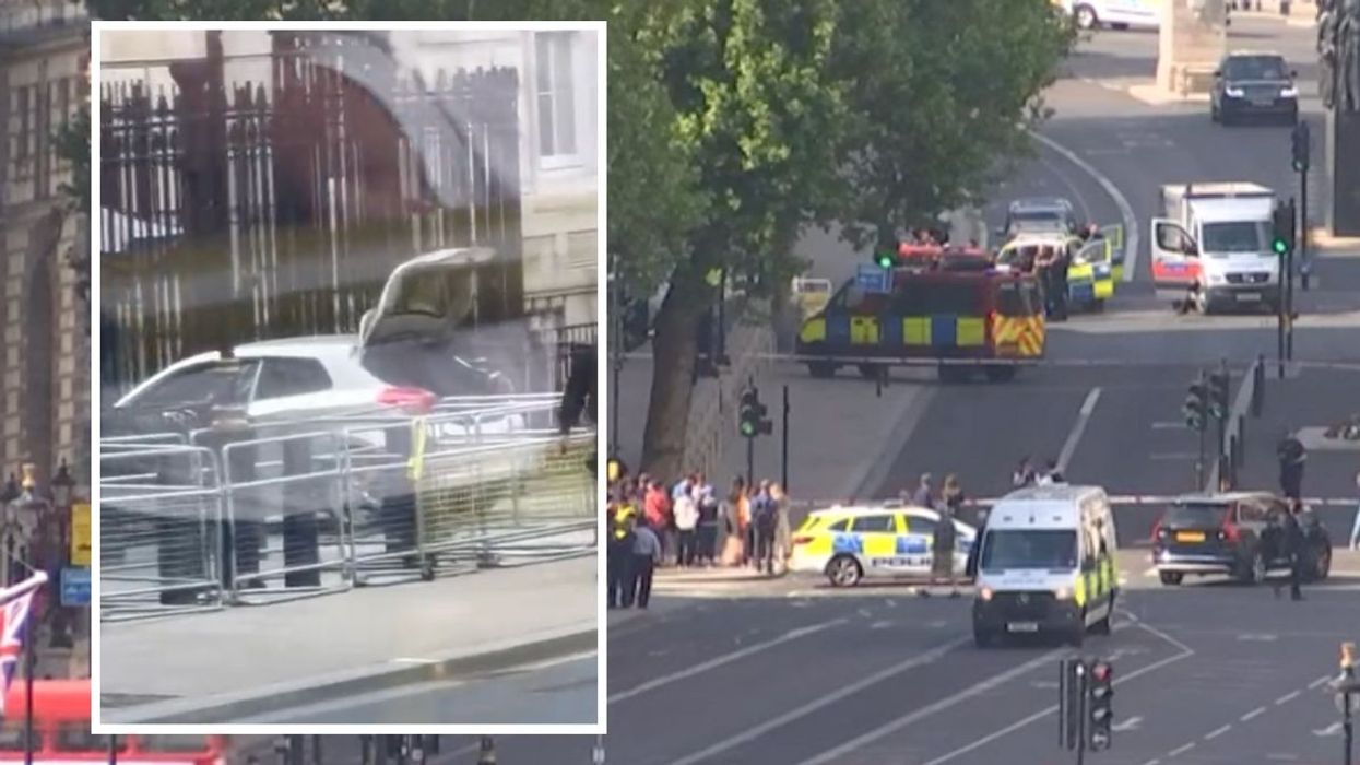 Downing Street car crash: Vehicle smashes into gate outside No10 - one arrested
