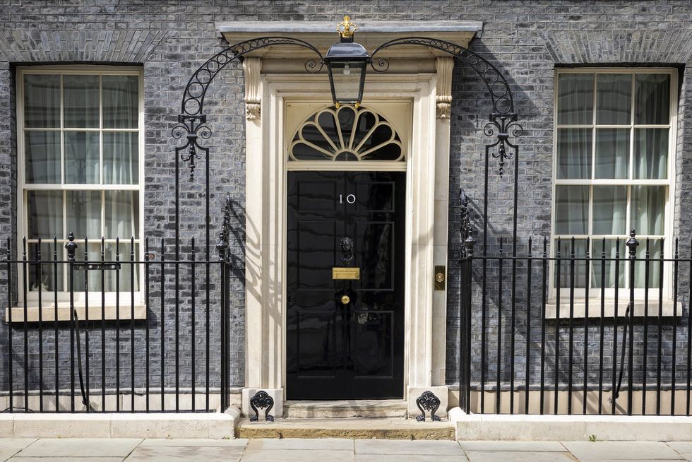 Downing Street door
