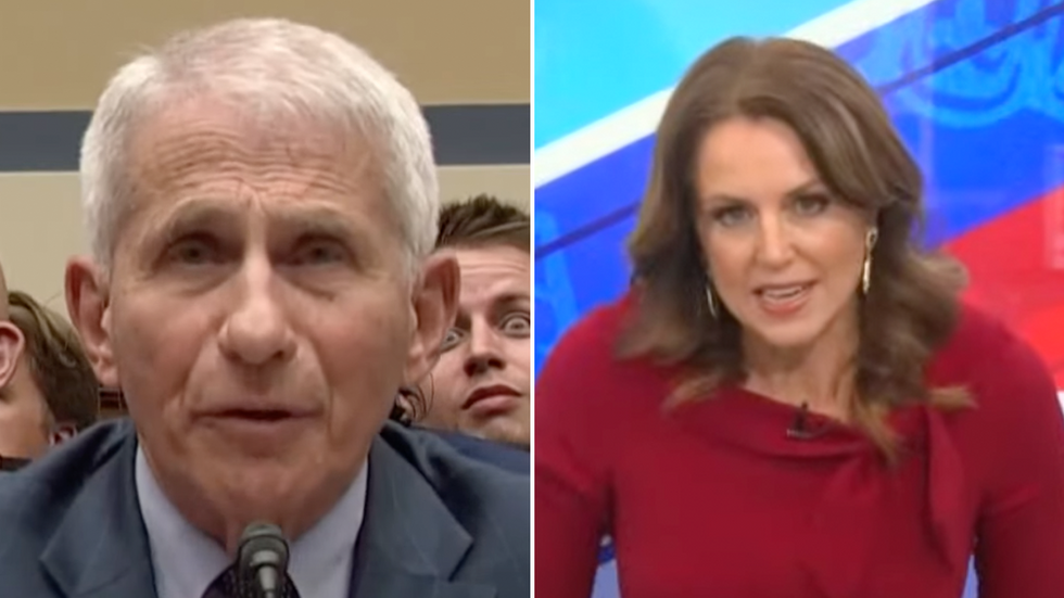Dr Anthony Fauci and Bev Turner