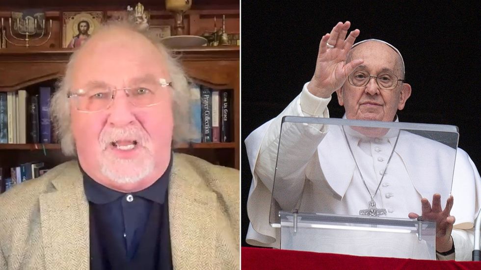 Dr Gavin Ashenden and Pope Francis