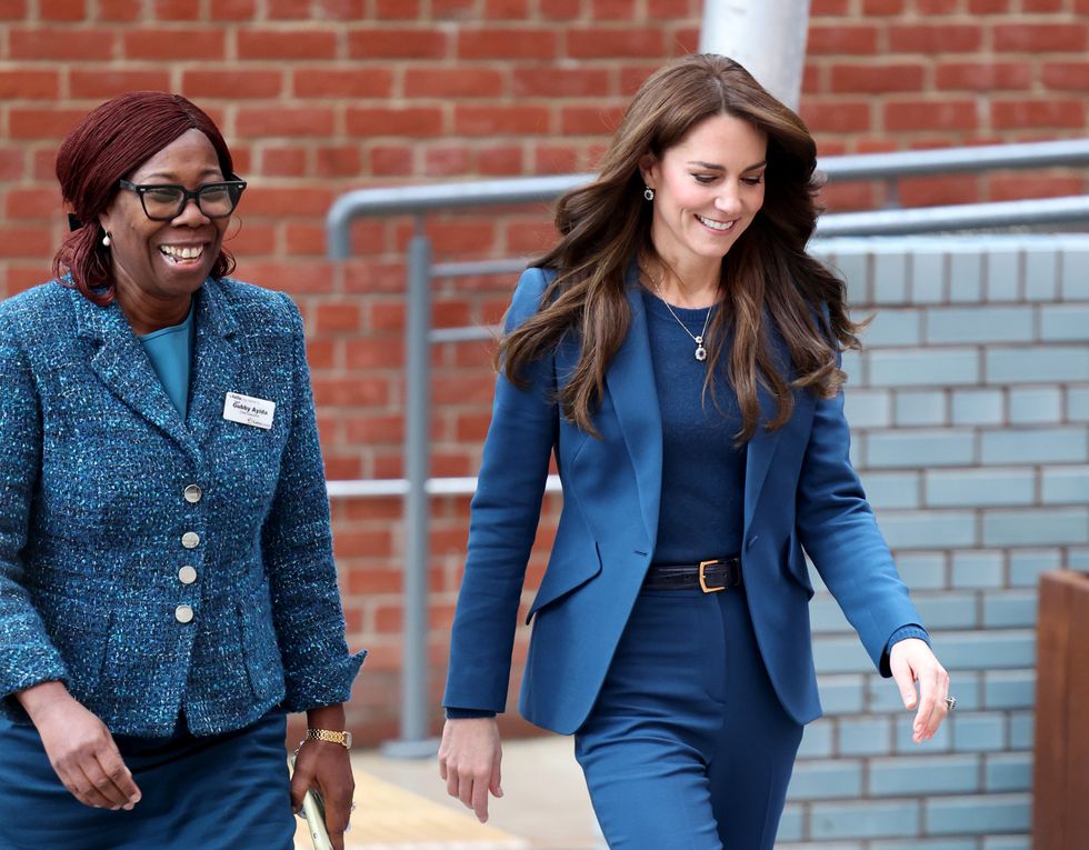 Dr Gubby Ayida and Kate Middleton