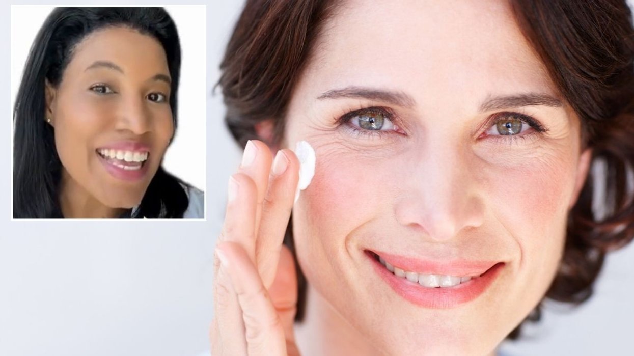 Dr Heather MD / Woman applying sunscreen