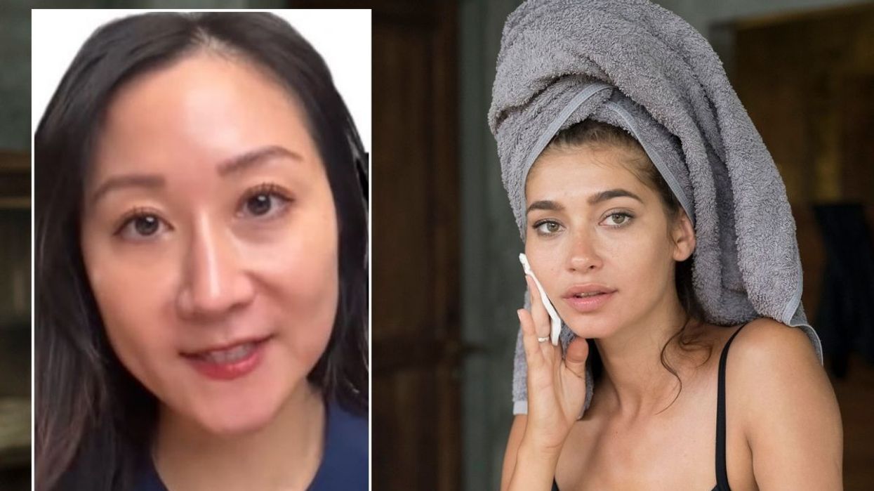 Dr Jing (Jenny) Liu / Woman using make-up wipe