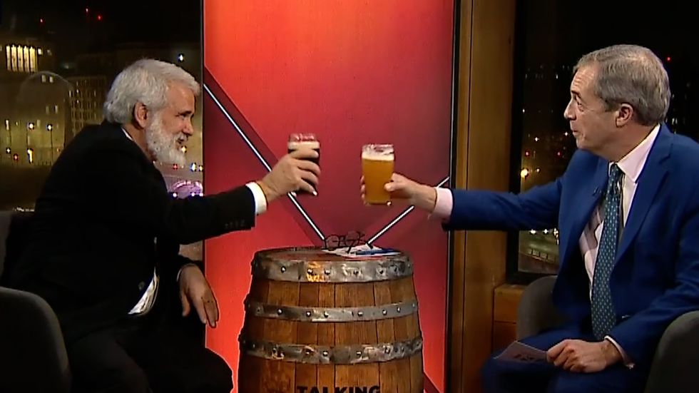 Dr Robert Malone joined Nigel Farage for an edition of Talking Pints