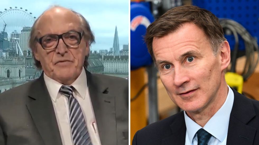 Dr Roger Gewolb and Jeremy Hunt in pictures