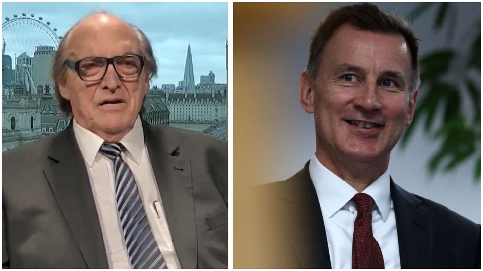 Dr Roger Gewolb and Jeremy Hunt
