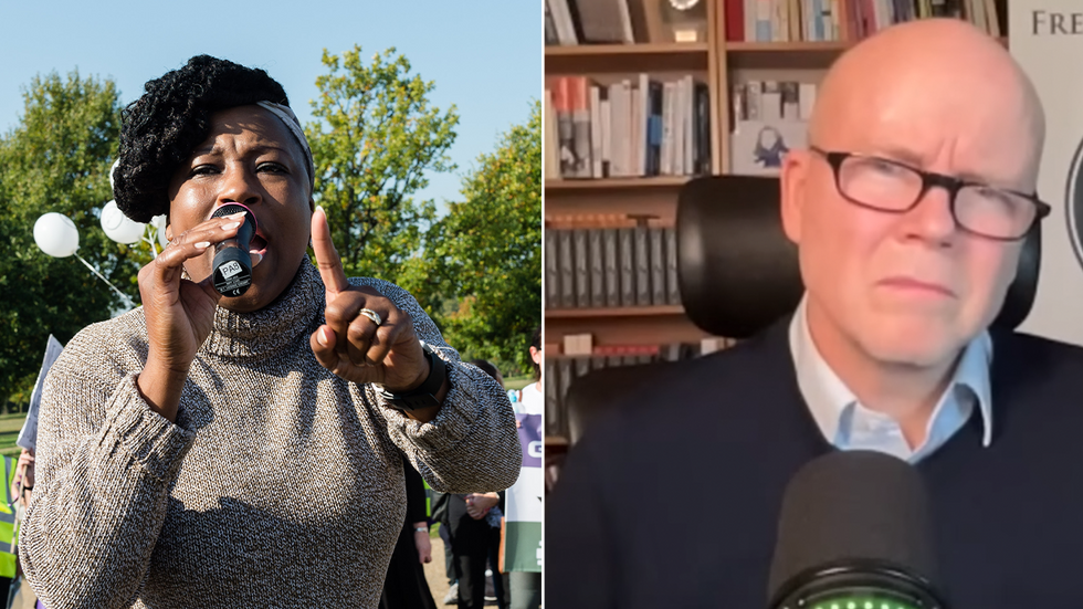 Dr Shola and Toby Young