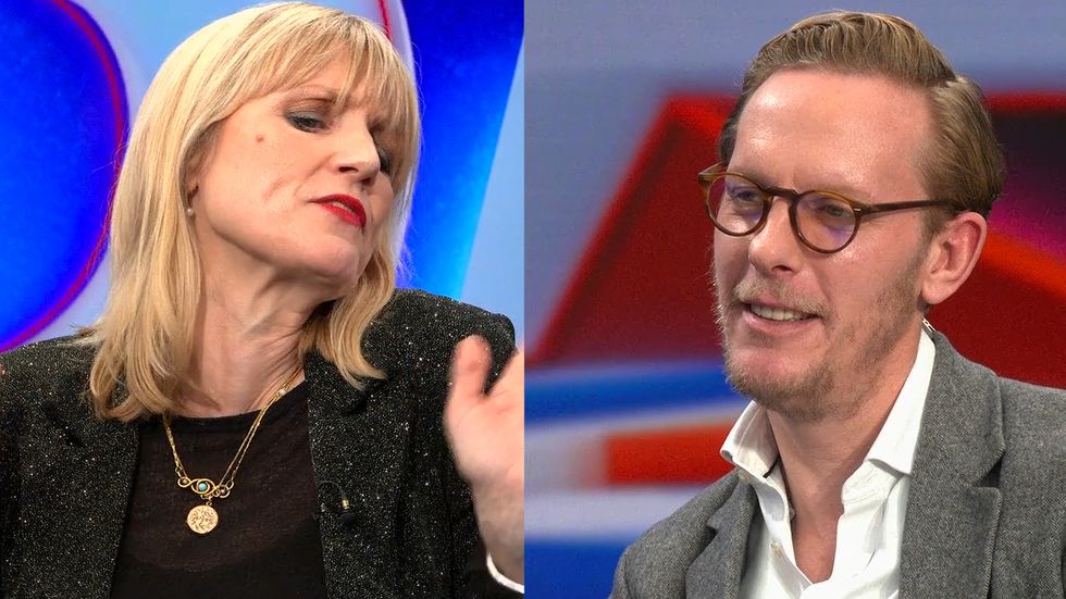 Dr Tessa Dunlop gets involved in a fiery debate with Laurence Fox.