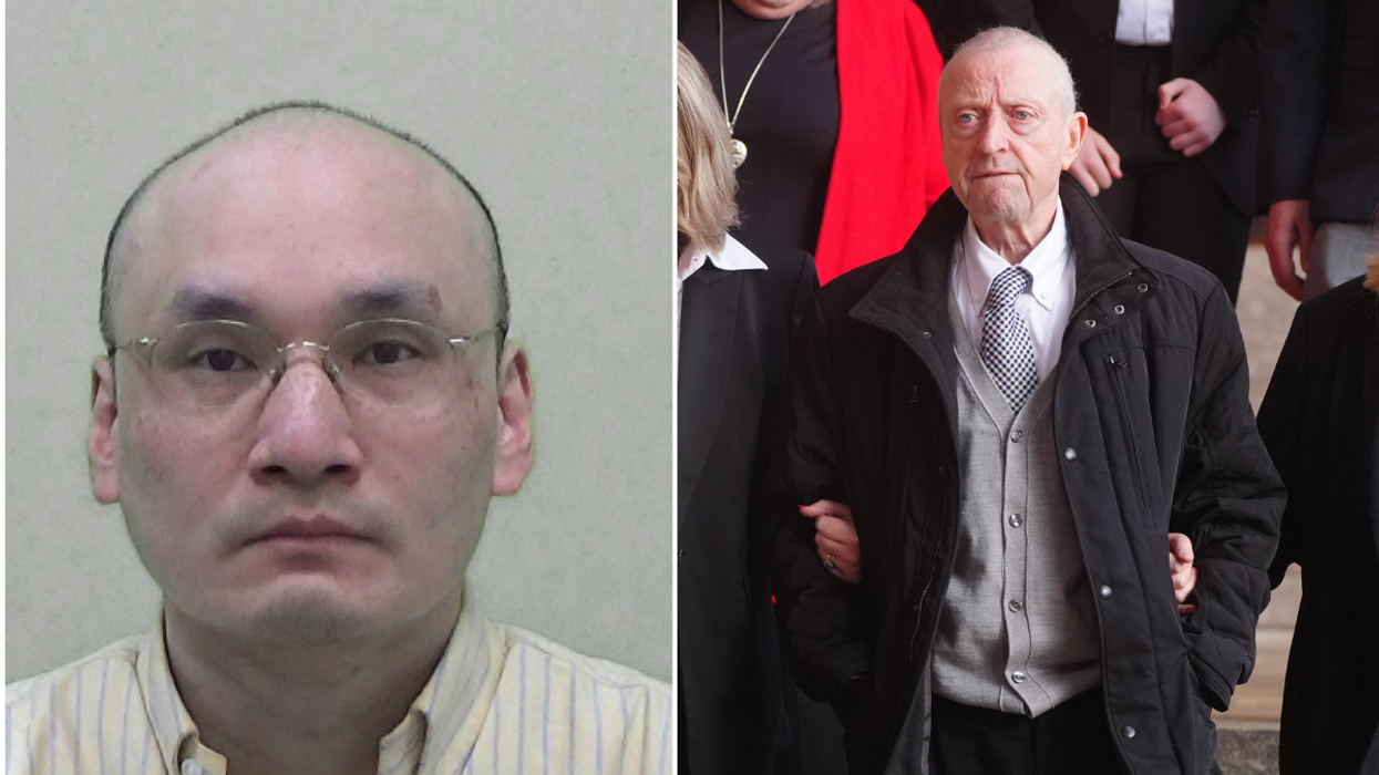 Dr Thomas Kwan; Patrick O'Hara accompanied by friends at Newcastle Crown Court