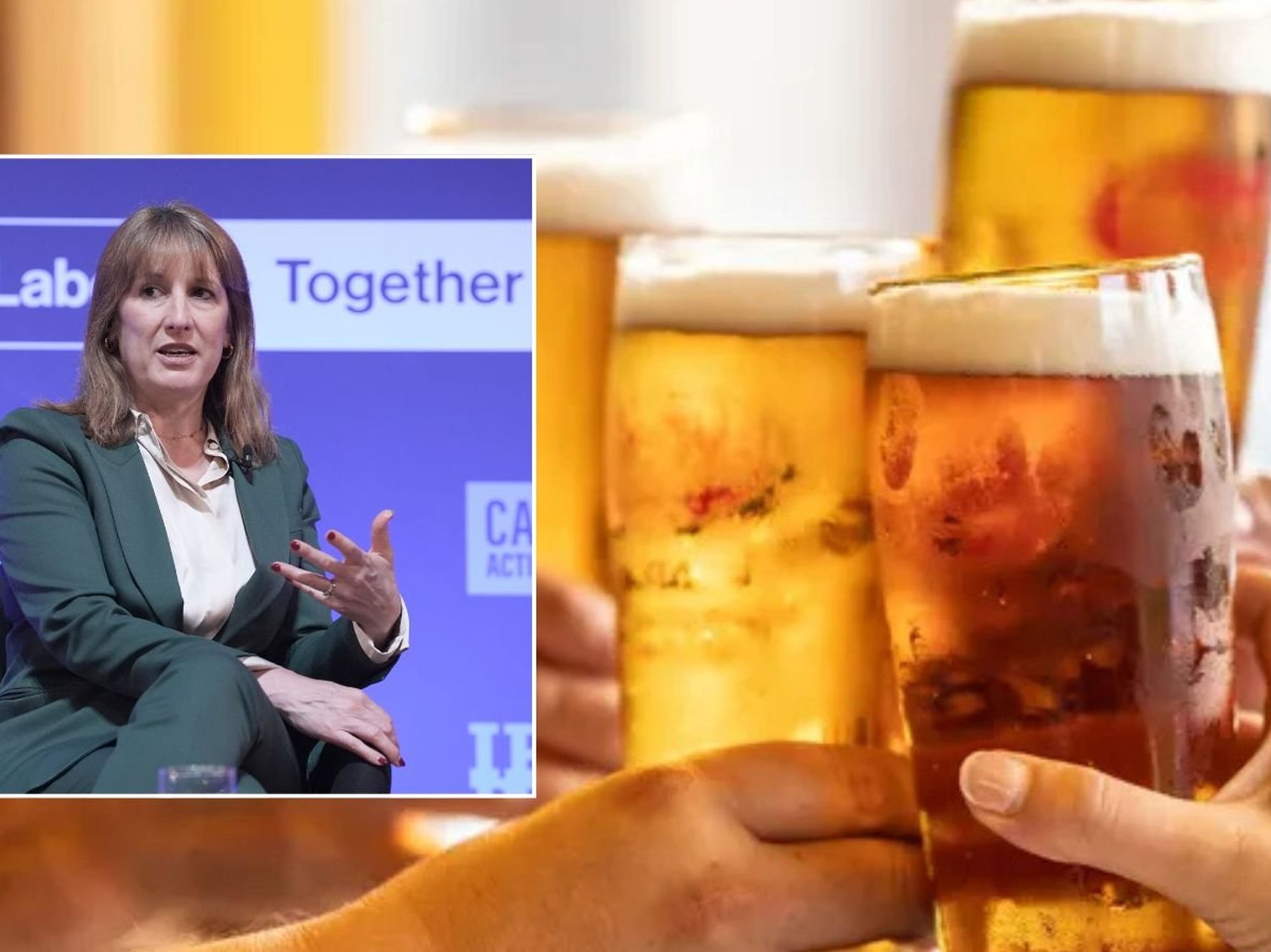 Price of six popular pints set to rise in pubs as major brewer battles Rachel Reeves's tax grab