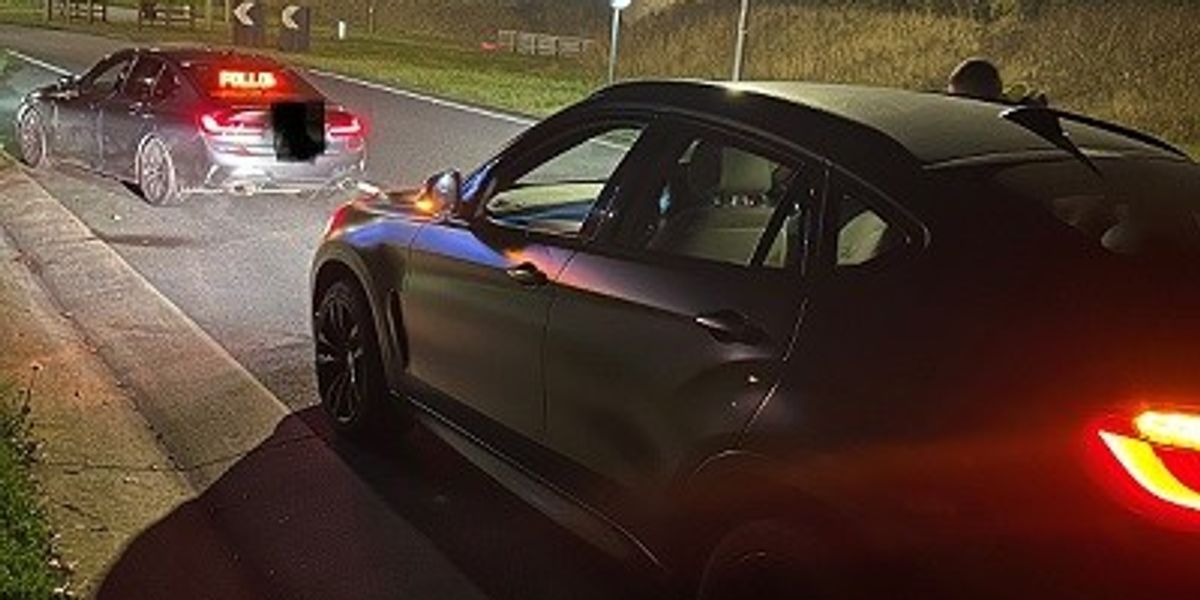 NextImg:Driver caught red-handed by police after speeding 100mph on A1