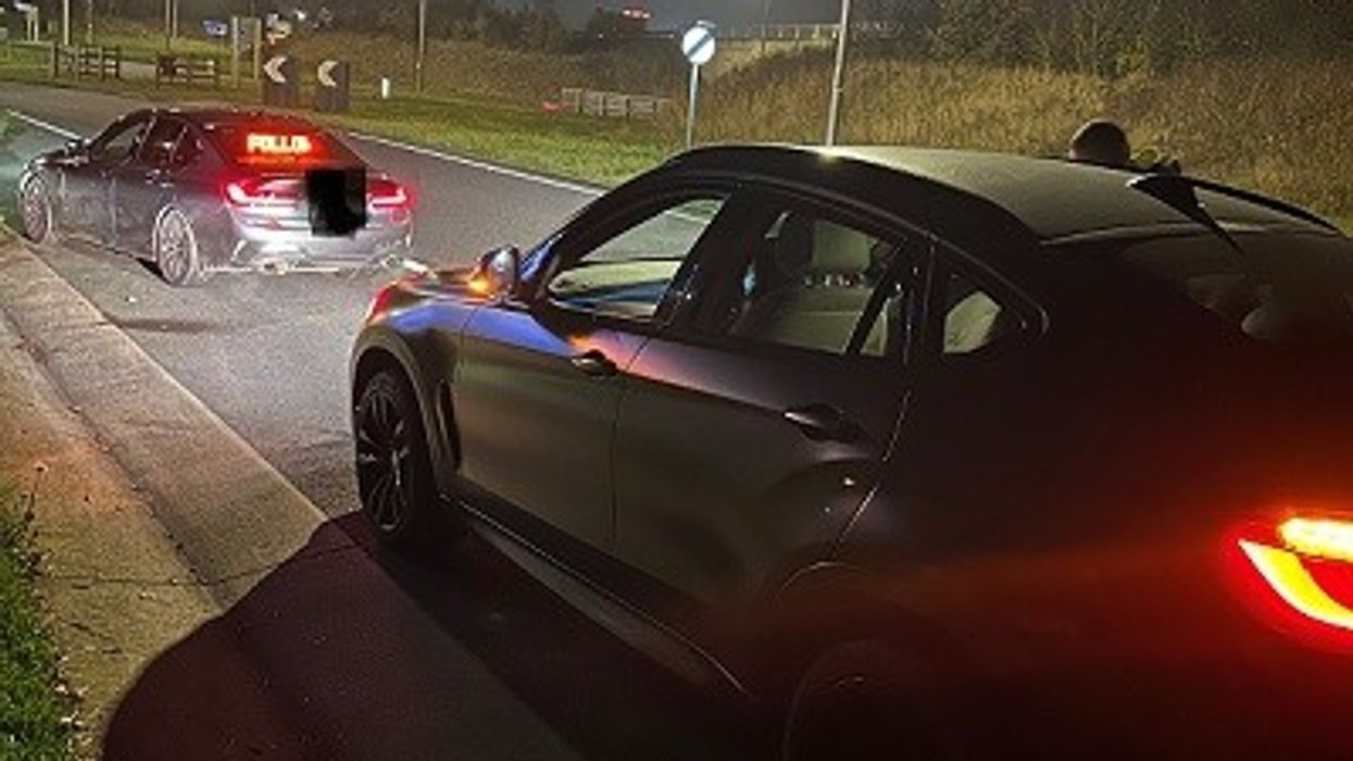 Driver caught red-handed by police after speeding 100mph on A1(M)
