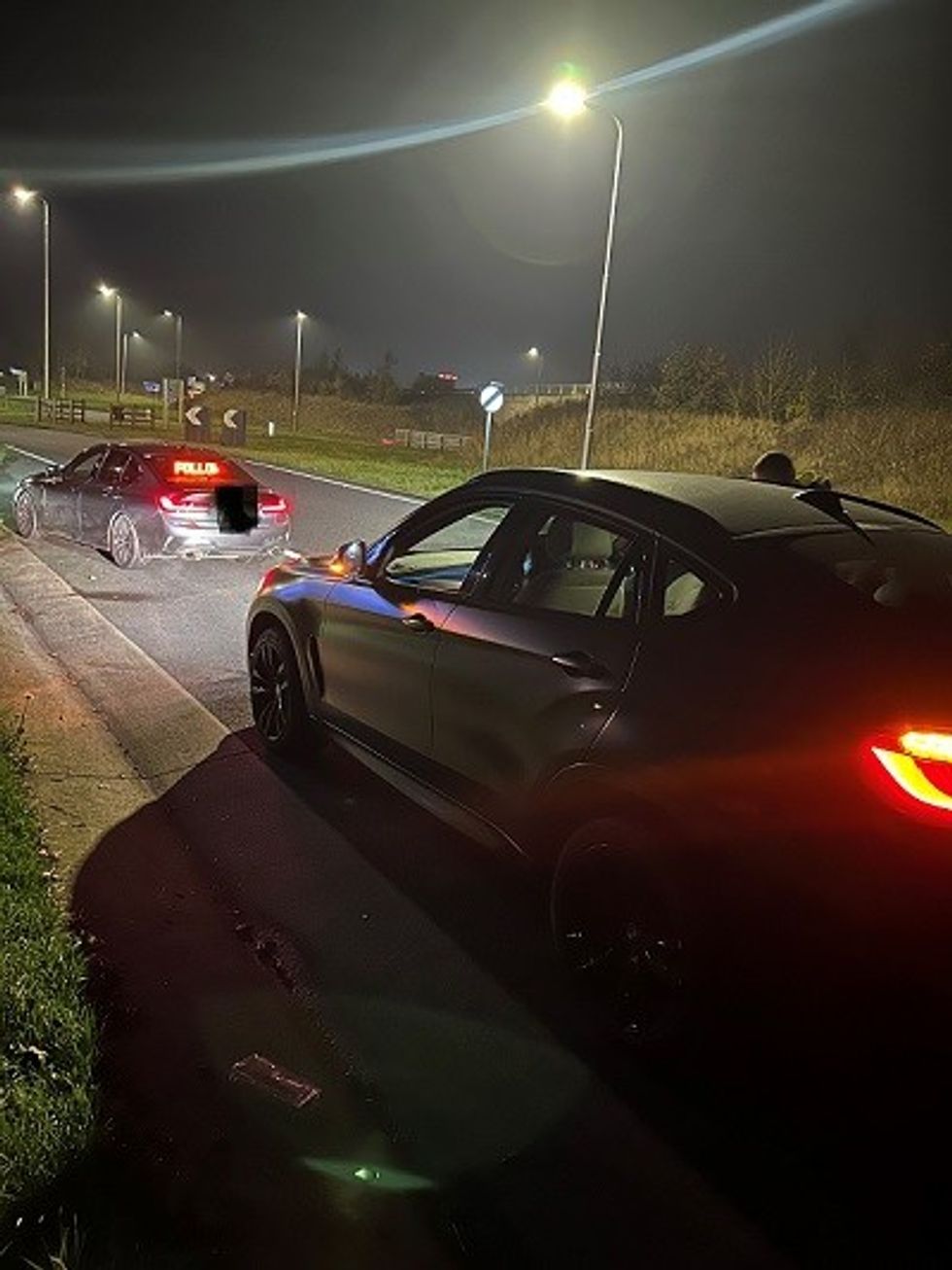 Driver caught red-handed by police after speeding 100mph on A1(M)