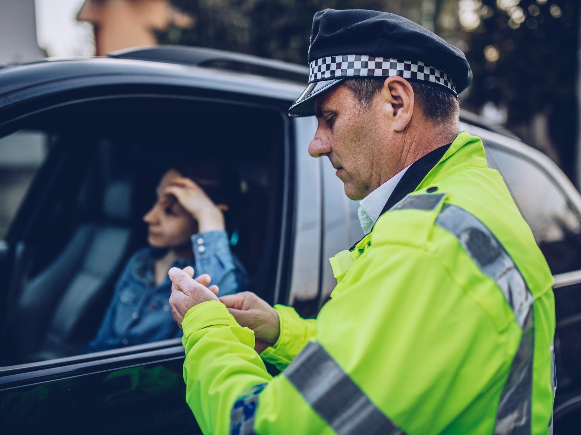 driver stopped by police