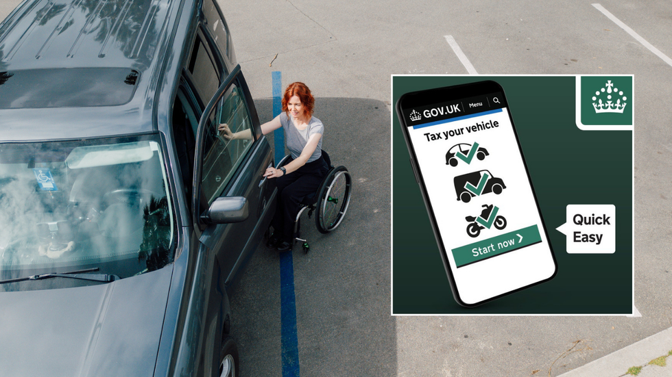 Driver with disabilities and UK car tax warning