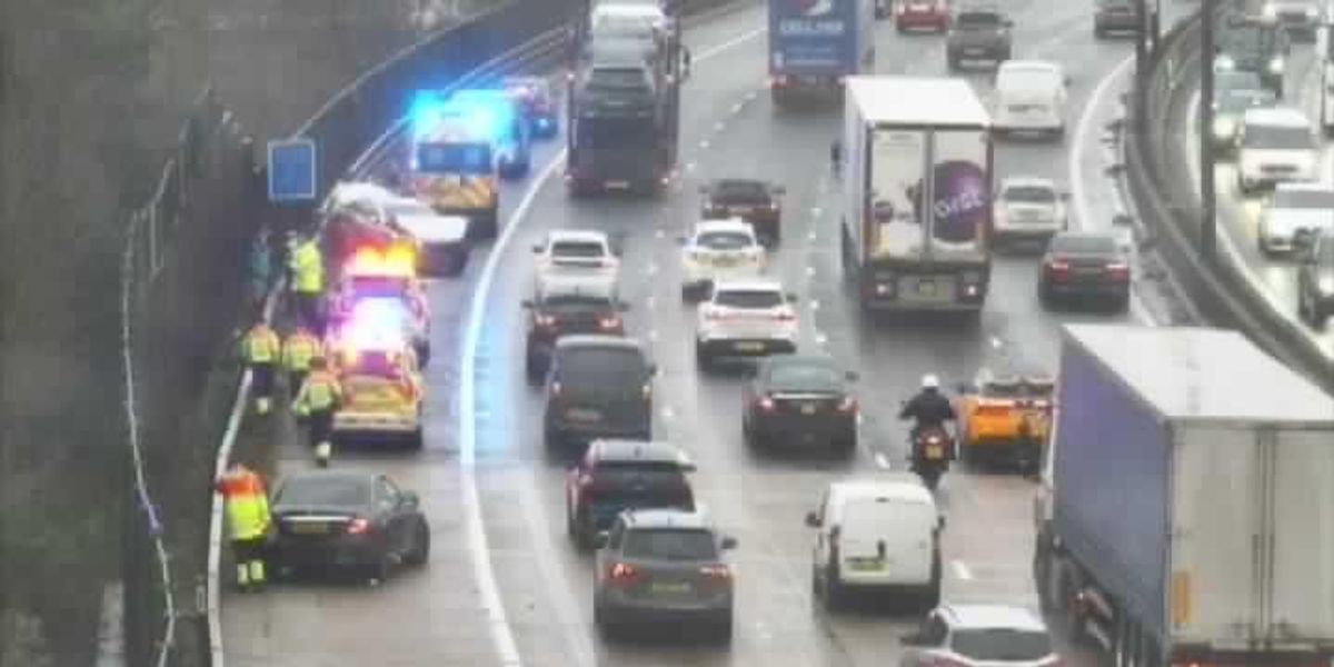 Horror multi-vehicle crash prompts long delays and traffic near Heathrow Airport Horror multi-vehicle crash prompts long delays and traffic near Heathrow Airport