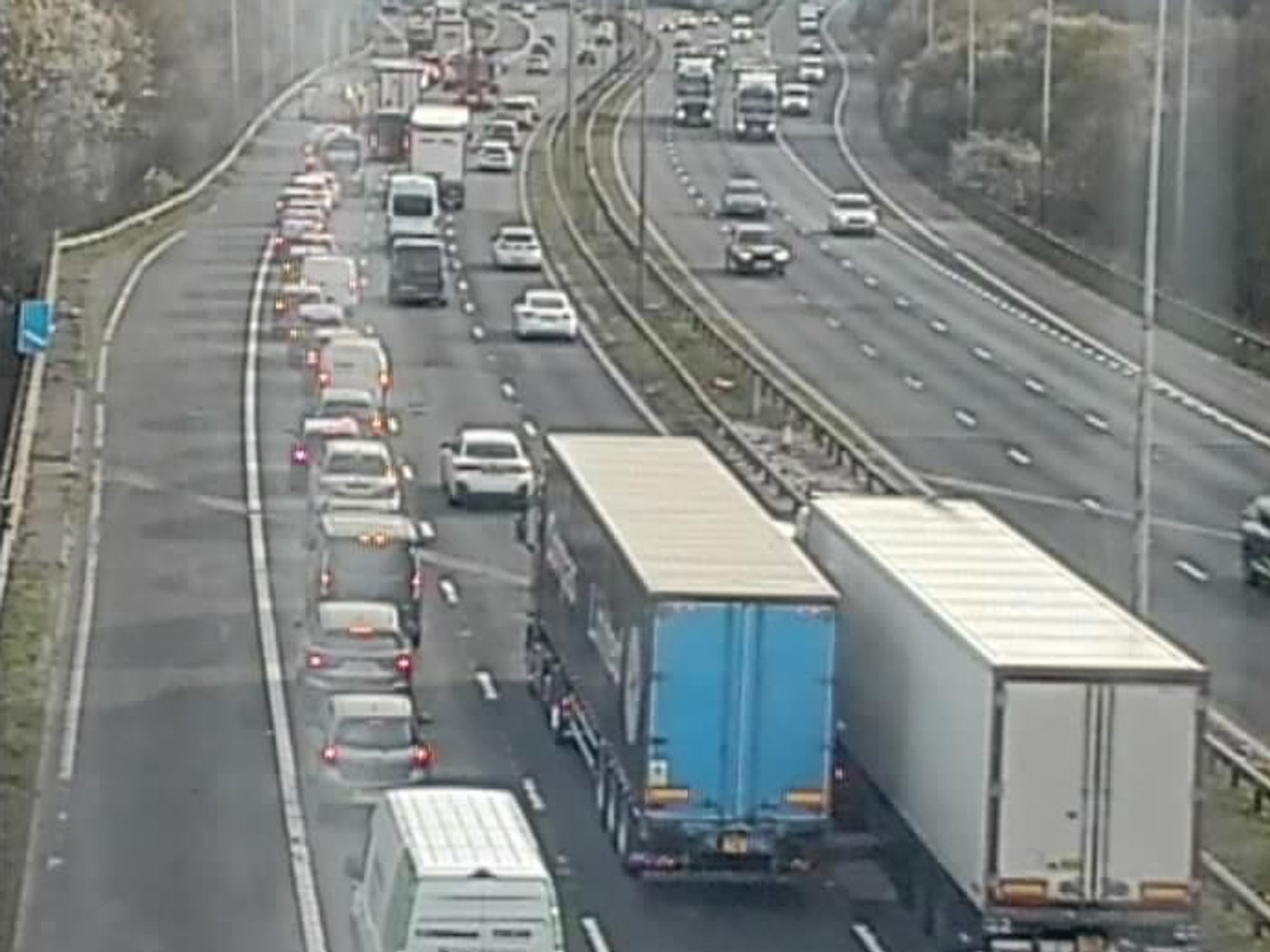 Drivers are being warned of long delays on the road this morning