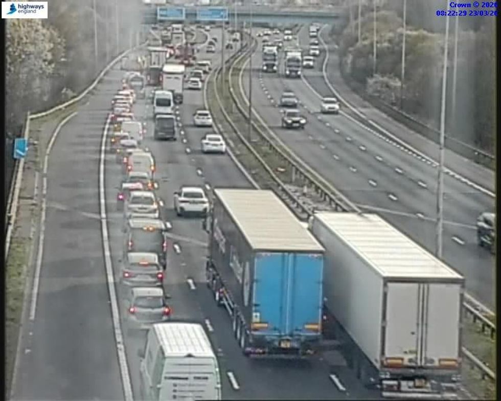 Drivers are being warned of long delays on the road this morning