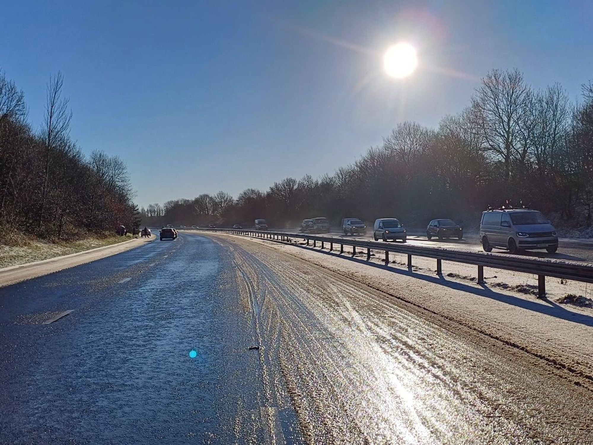 Drivers are being warned of two road traffic collisions on the M