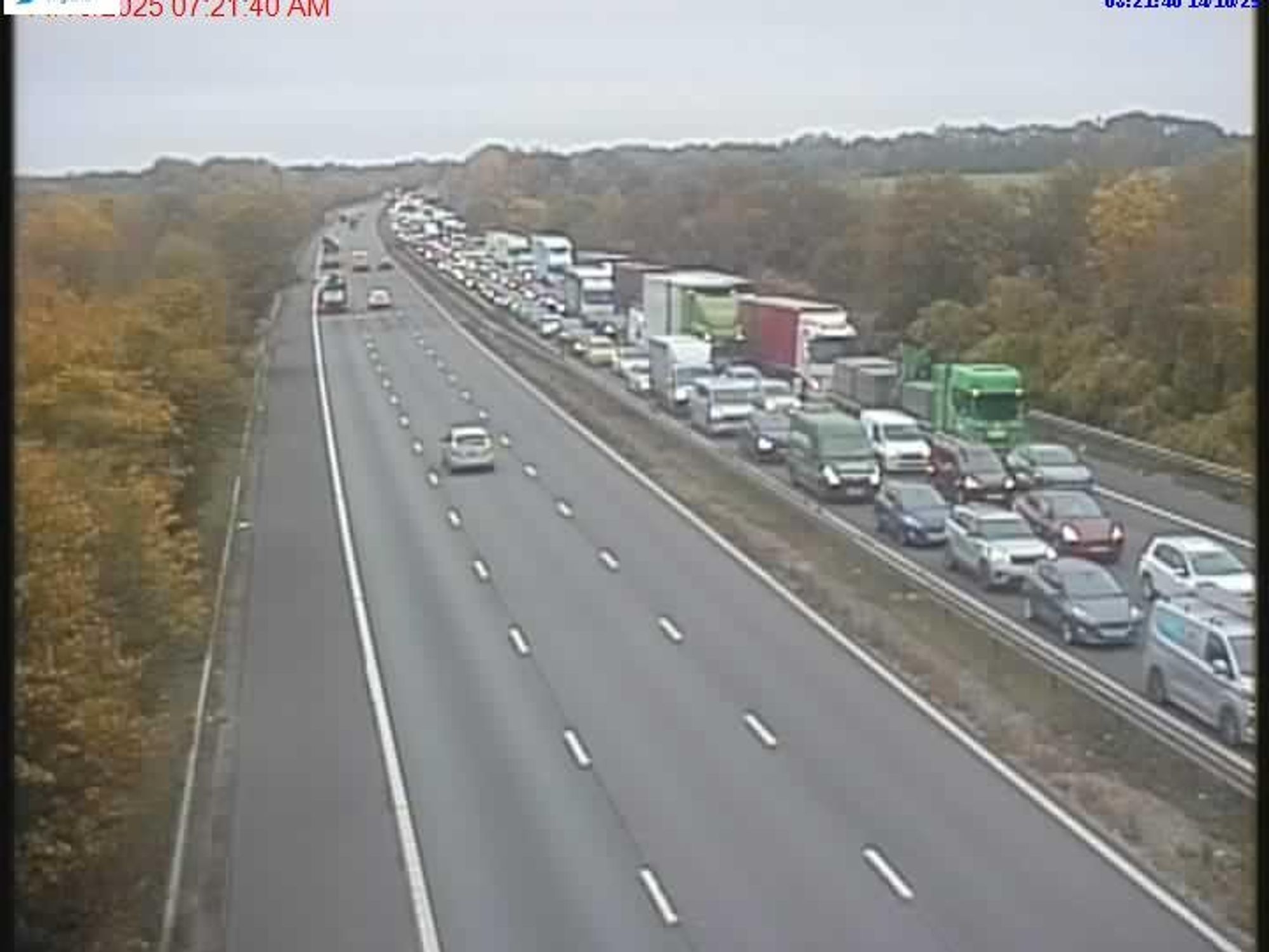 Drivers are dealing with long delays on the M4 this morning
