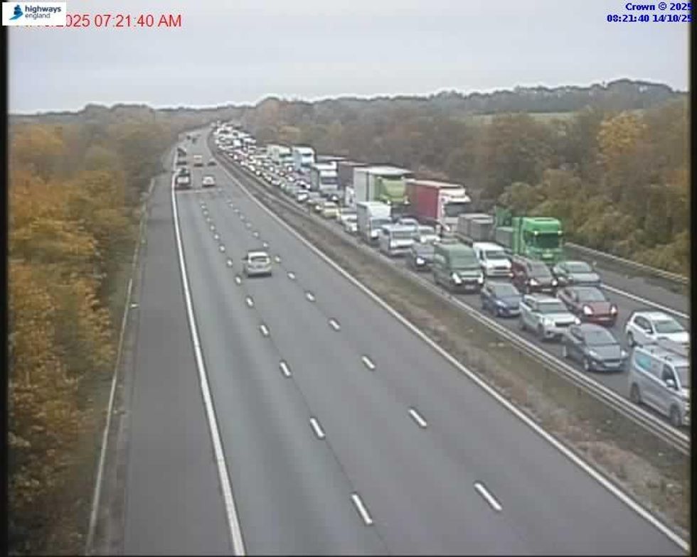 Drivers are dealing with long delays on the M4 this morning