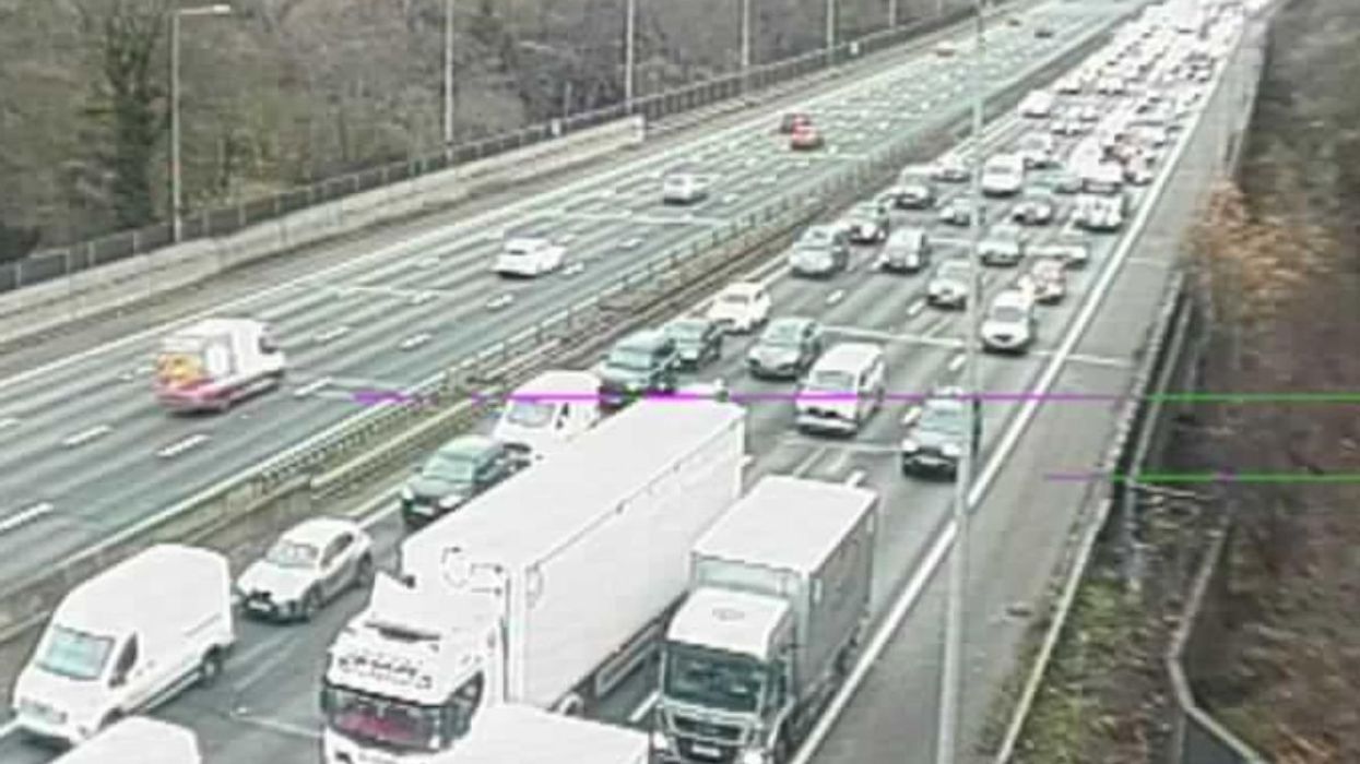 Drivers are facing lengthy delays on the M25 this morning