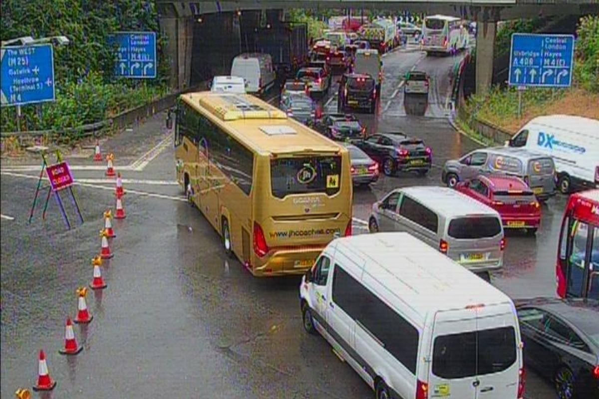 Drivers are facing lengthy delays on the M4 this morning following an accident 