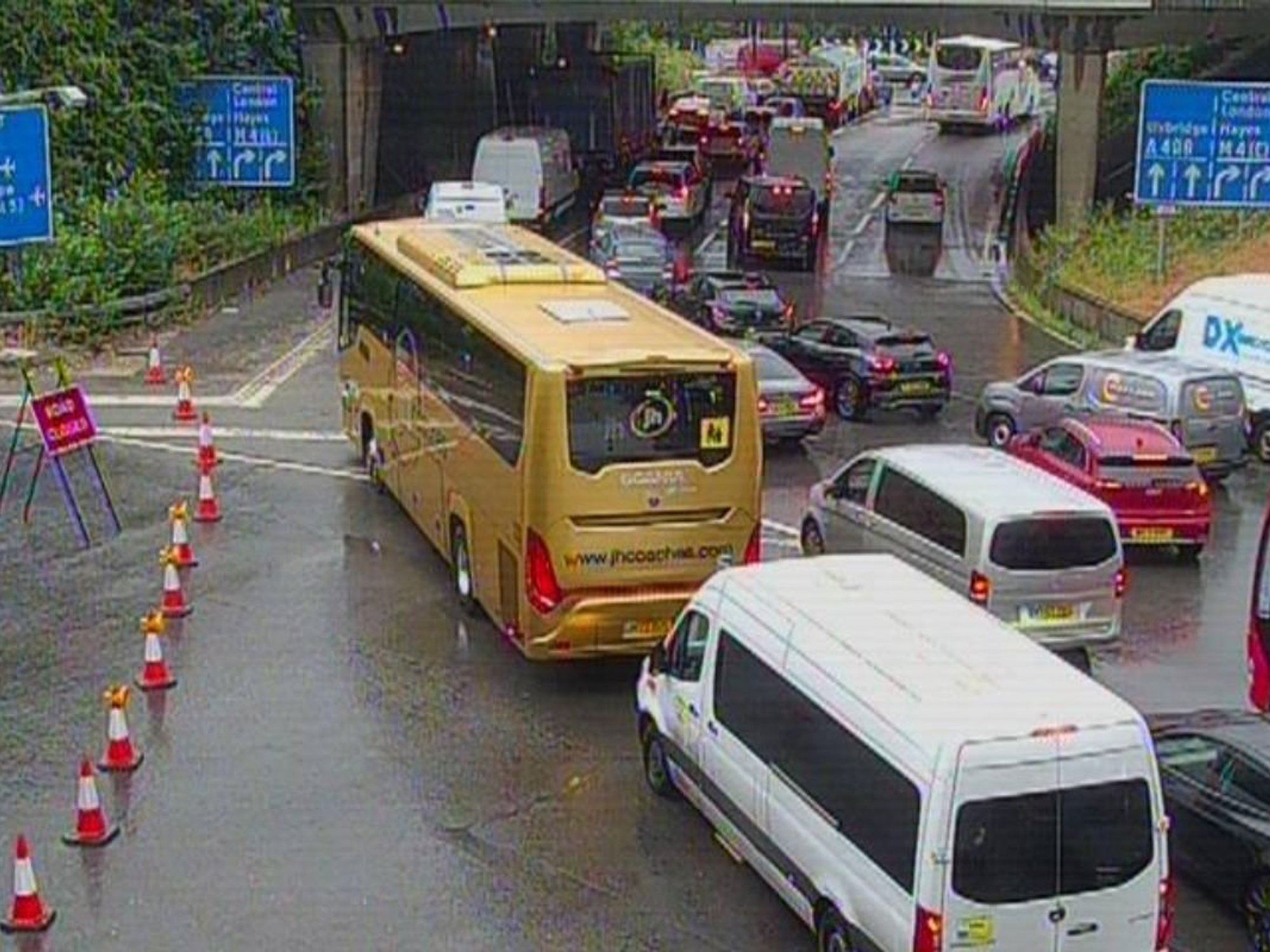 Drivers are facing lengthy delays on the M4 this morning following an accident 