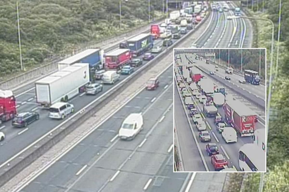 Drivers are facing long delays on the M25 this morning after a broken down vehicle