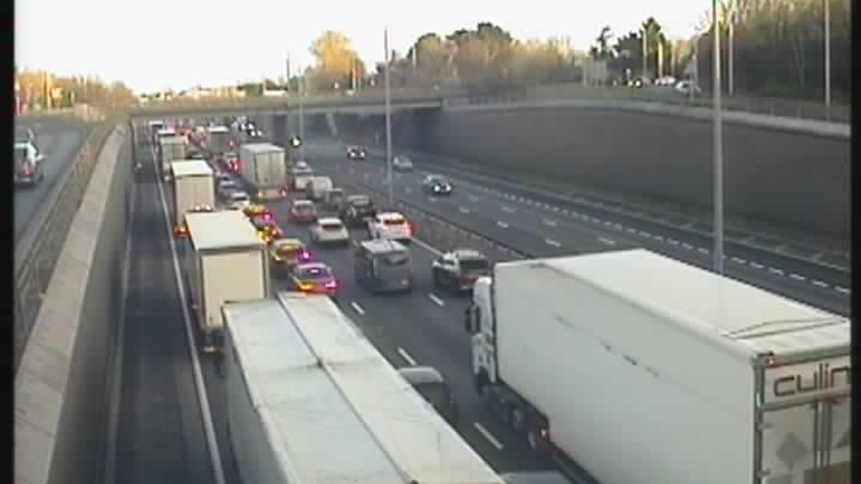 Drivers are facing traffic chaos at the Dartford Tunnel this morning