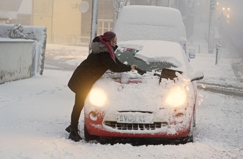 Drivers could face a huge fine worth as much as £1000 if they fail to clear snow and frost from their number plates.