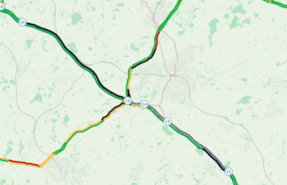 Drivers could see delays on the M40 until this afternoon
