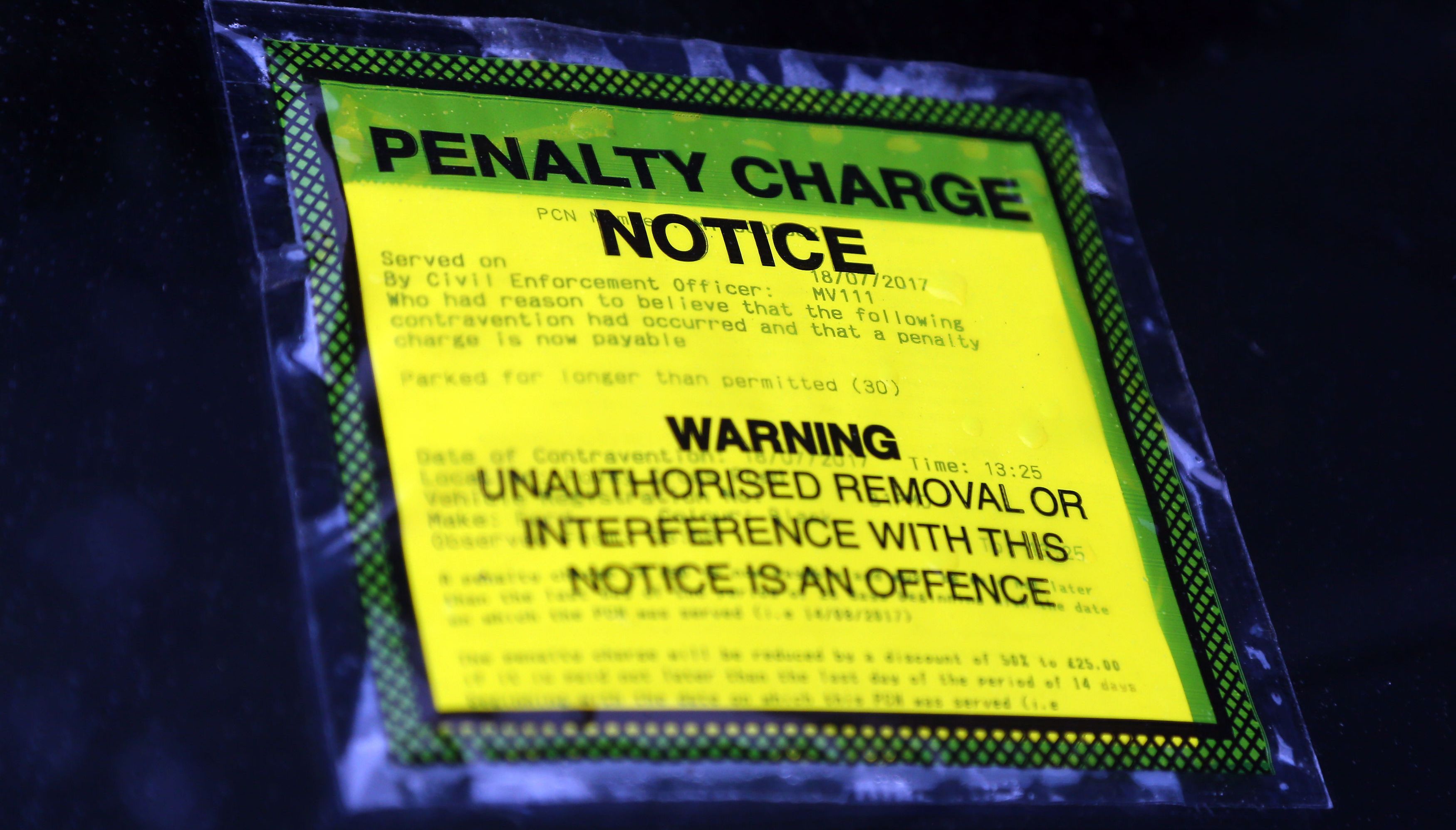 Drivers handed record 8.6 million parking tickets by private firms in a year