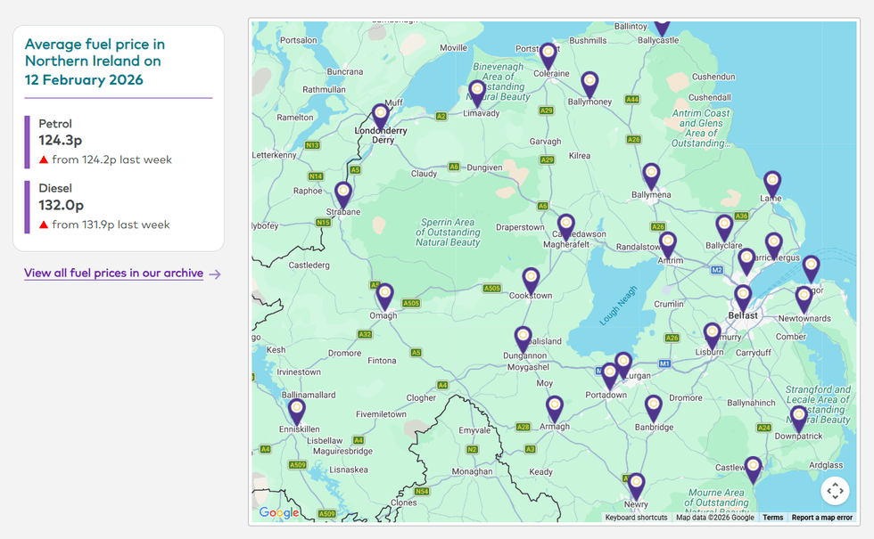 Drivers in Northern Ireland already benefit from cheaper fuel prices compared to the rest of the UK