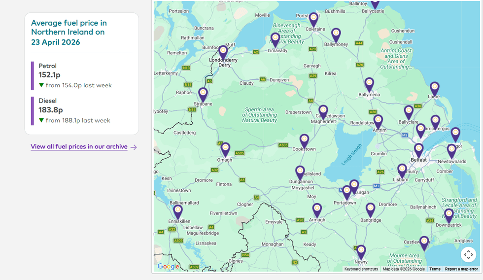 Drivers in Northern Ireland see cheaper petrol and diesel costs thanks to the Fuel Price Checker \u200b