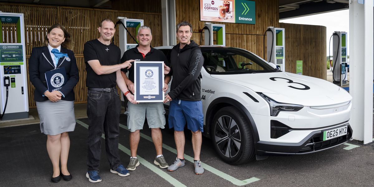 Electric car smashes world record for longest distance travelled on a single charge Electric car smashes world record for longest distance travelled on a single charge