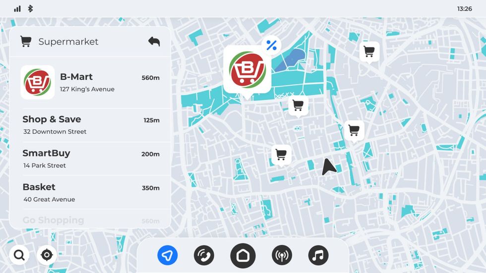 Drivers will be shown sponsored recommendations on map apps