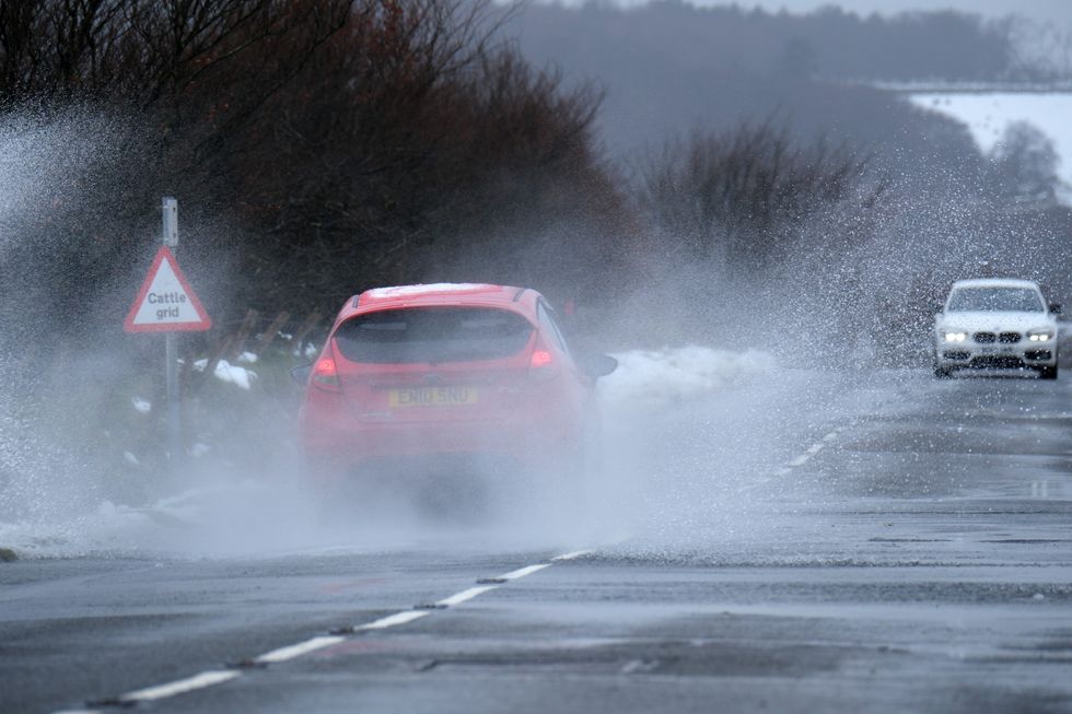 Driving in snow