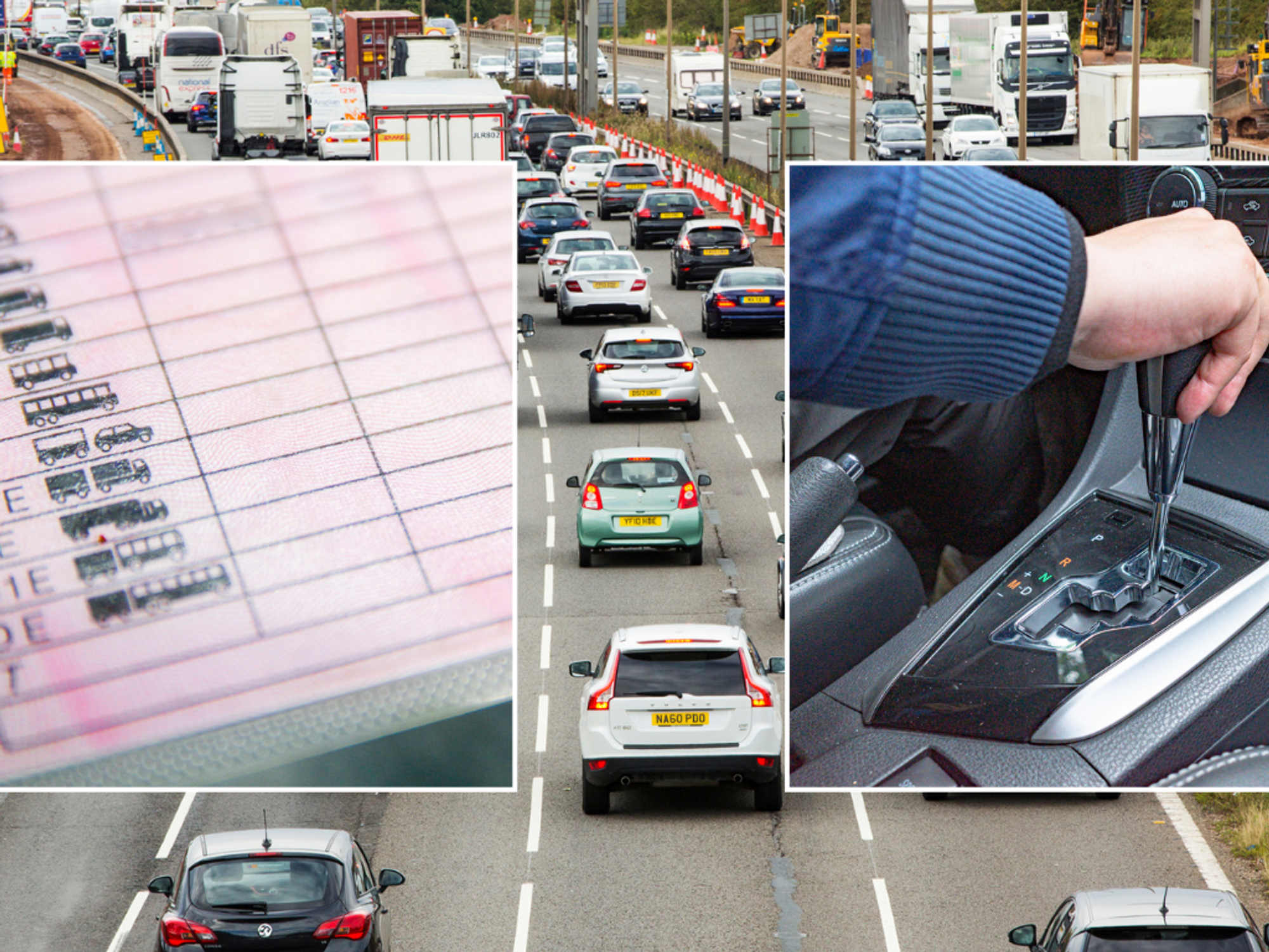 Driving licence and automatic gear box