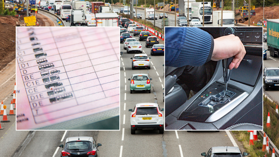 Driving licence and automatic gear box