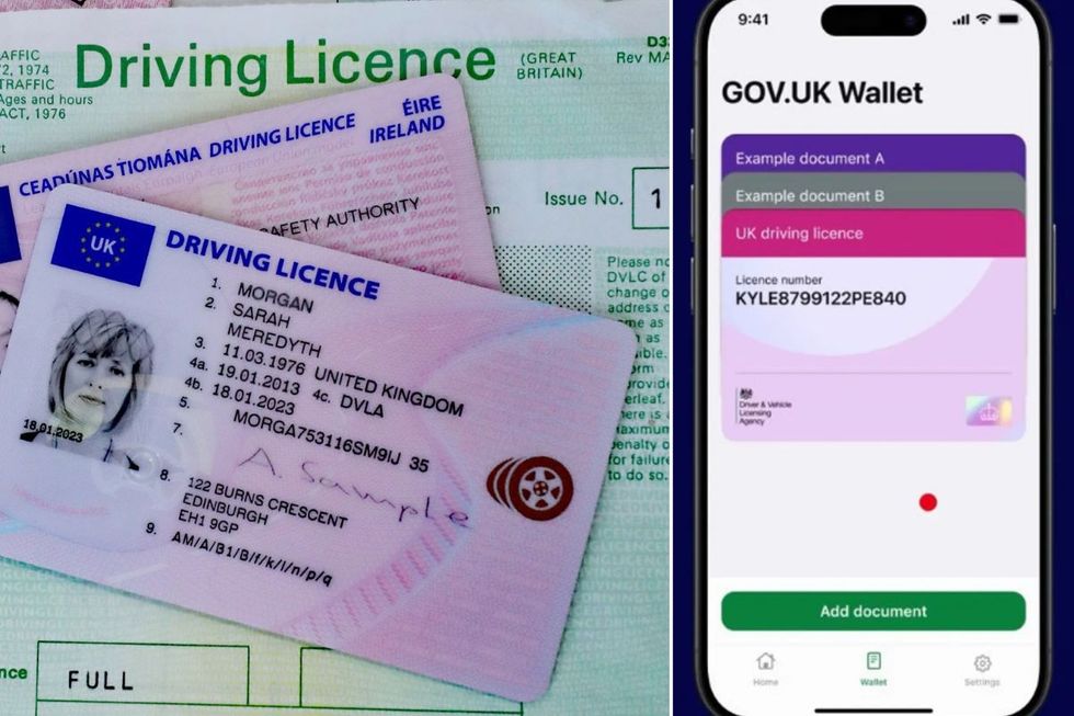 Driving licence and the GOV.UK digital wallet driving licence