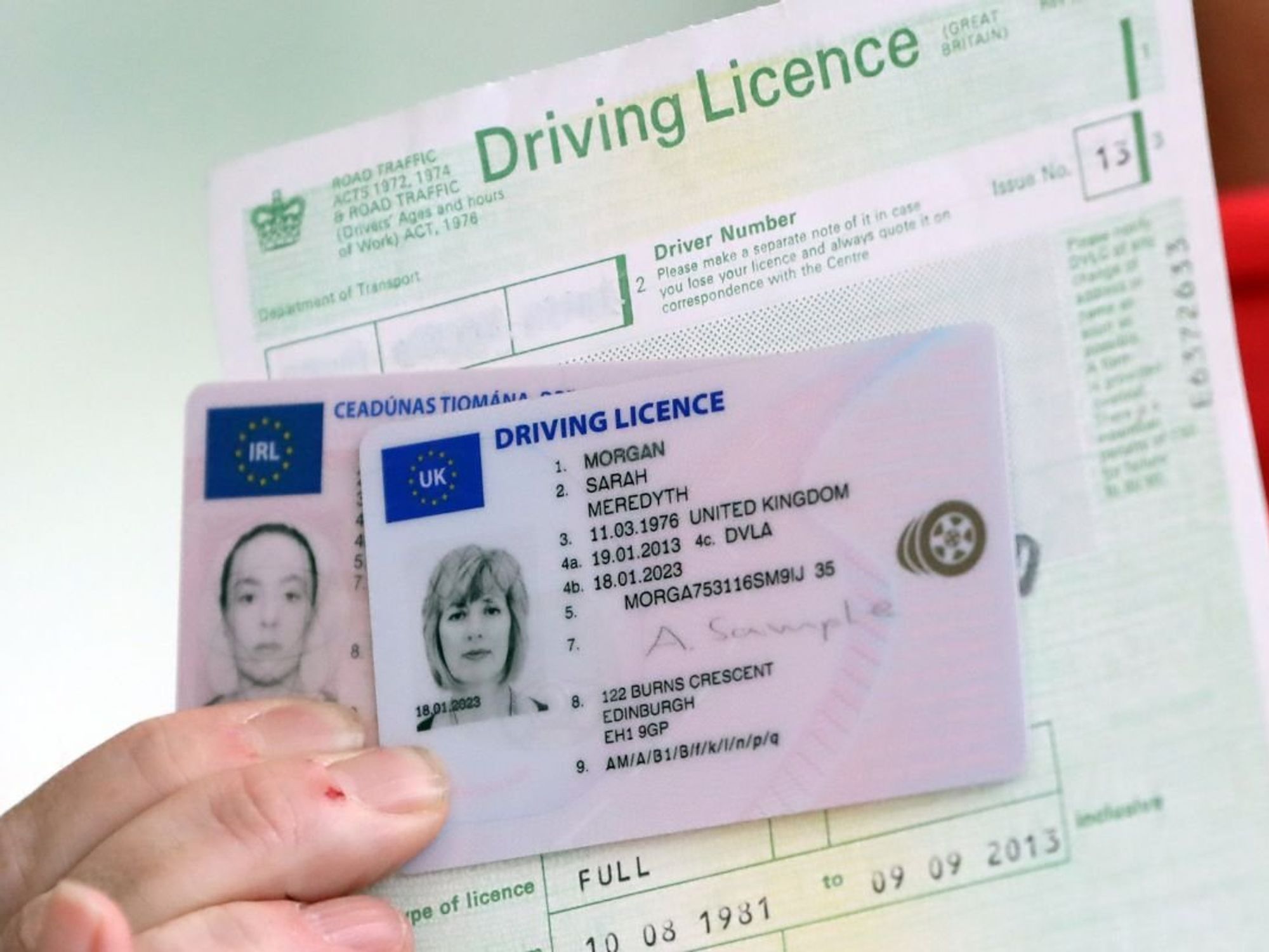 Driving licence application