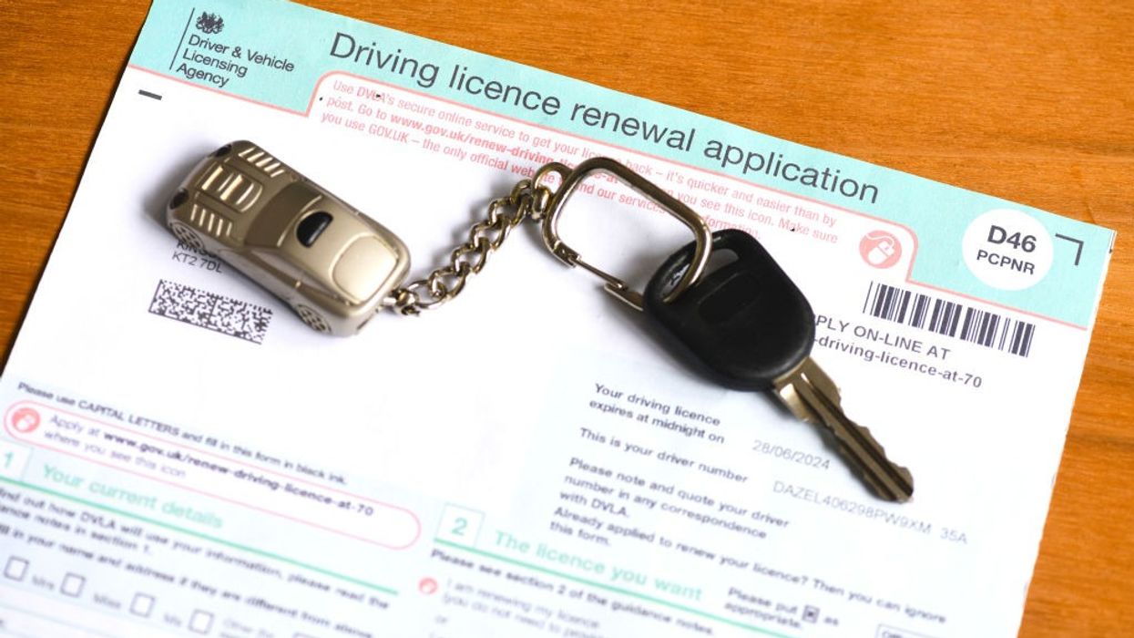 driving licence form
