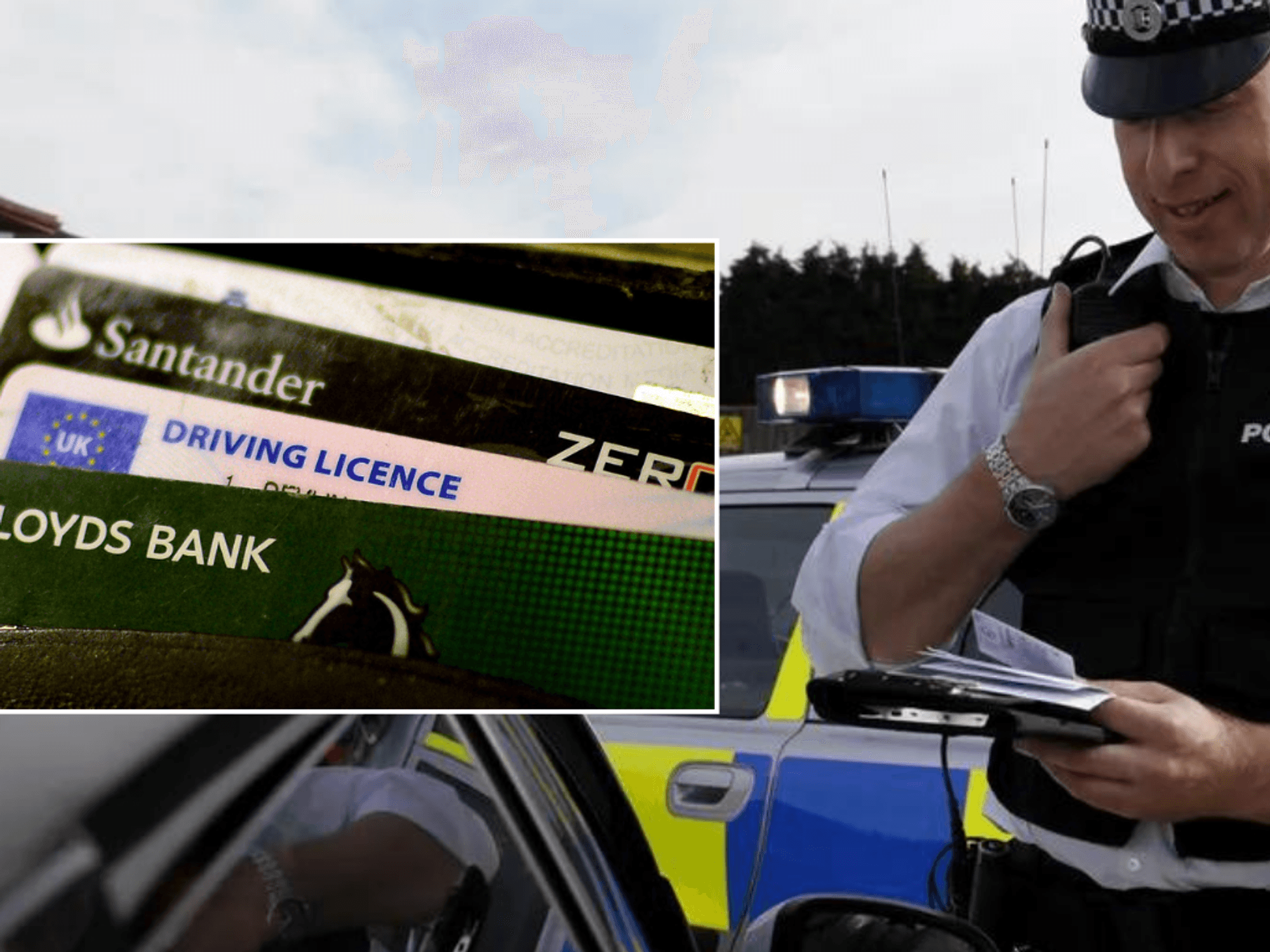 Driving licence/police