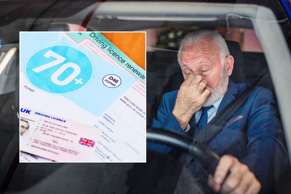 Driving licence renewal application and an elderly motorist