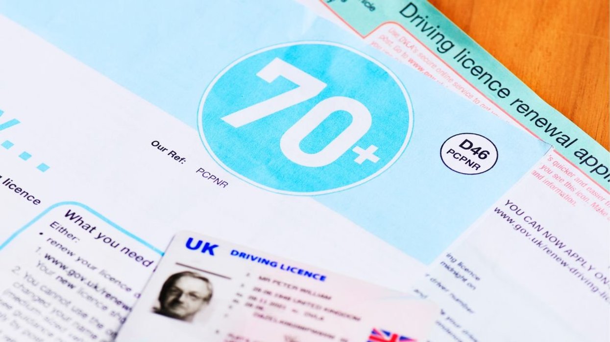 Driving licence renewal application