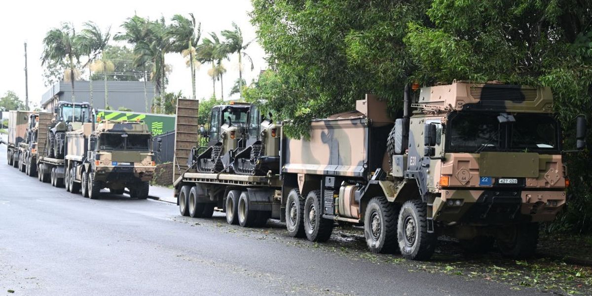 NextImg:Cyclone Alfred: Australian army truck crashes as 36 injured during storm deployment
