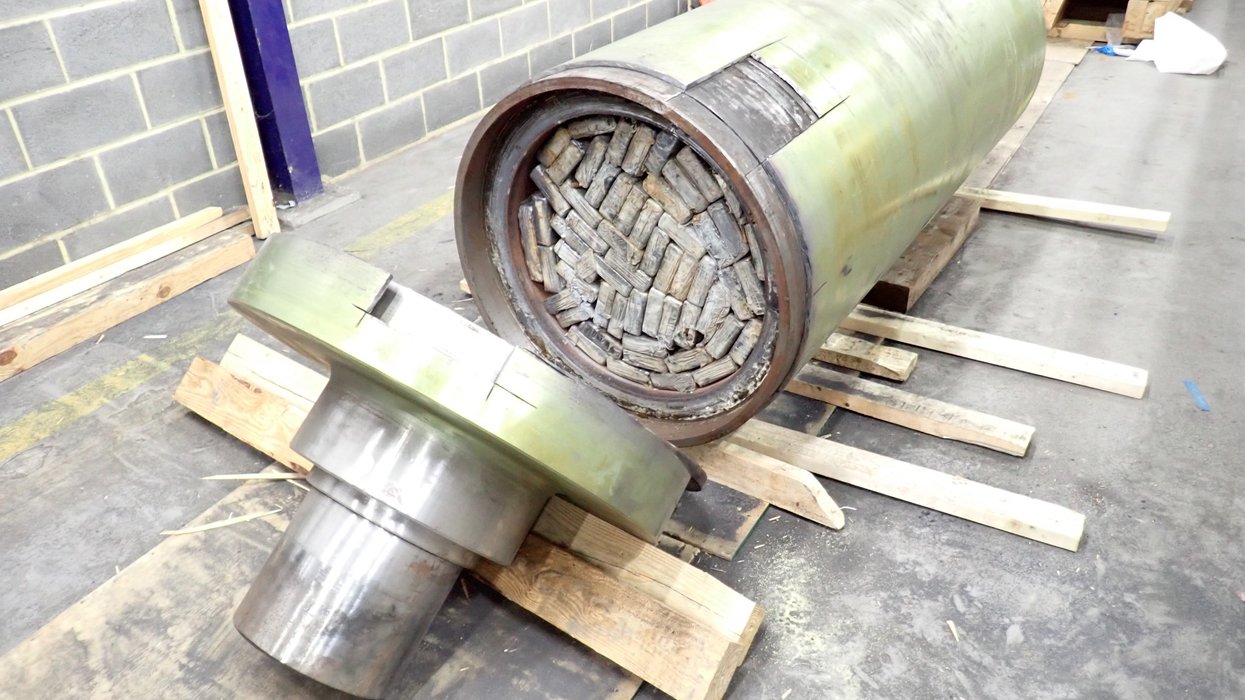 Drugs packed inside an industrial generator