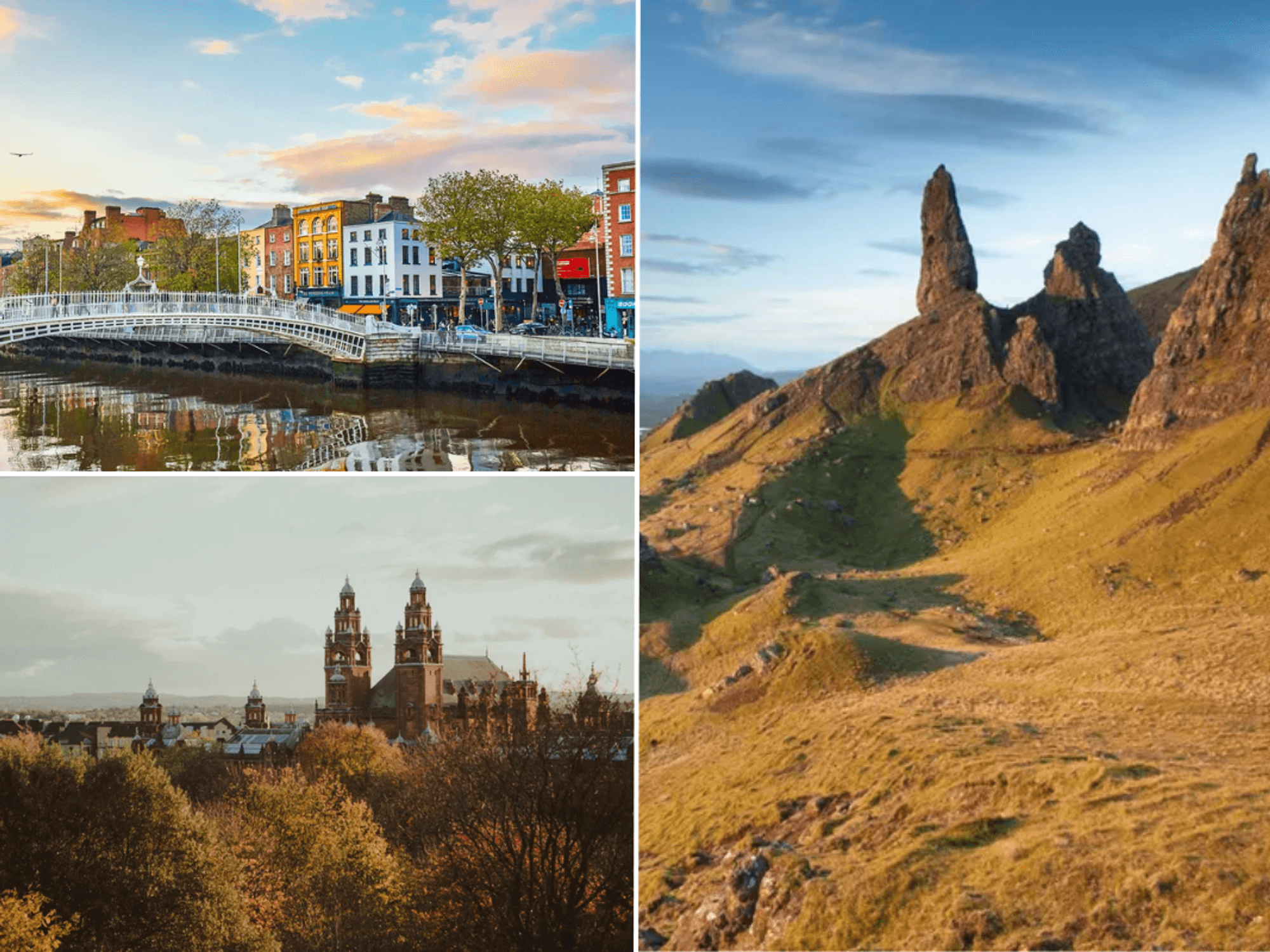 Dublin, Ireland / Glasgow / Isle of Skye