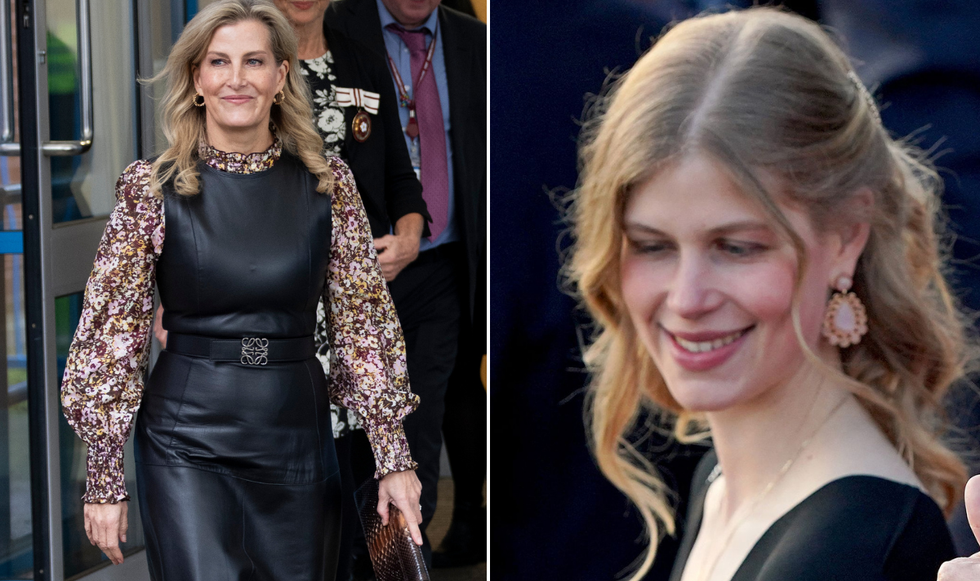 Duchess of Edinburgh and Lady Lousie Windsor